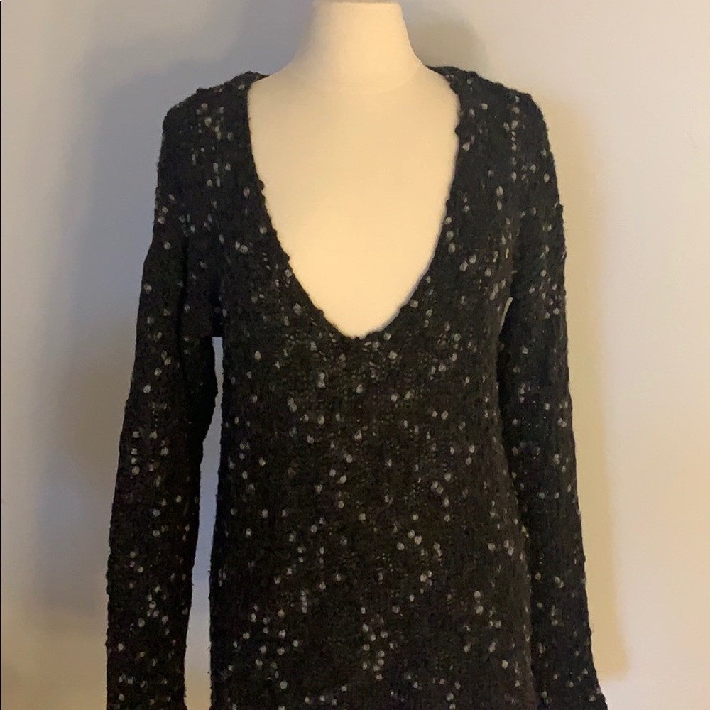 Free People Oversized Gray Sweater XS